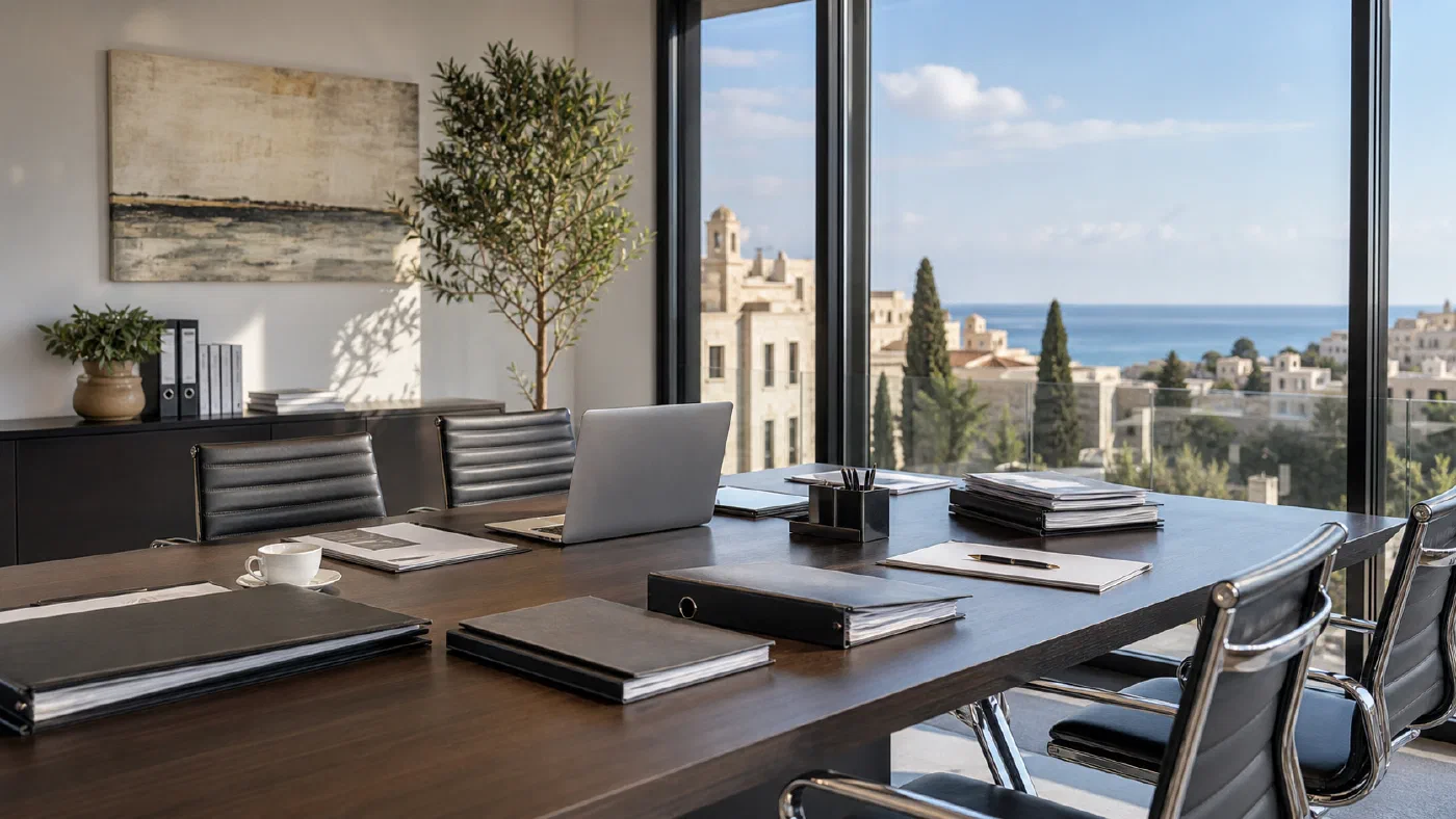 About Fiduciary Services Cyprus - Modern Cyprus fiduciary services office meeting room