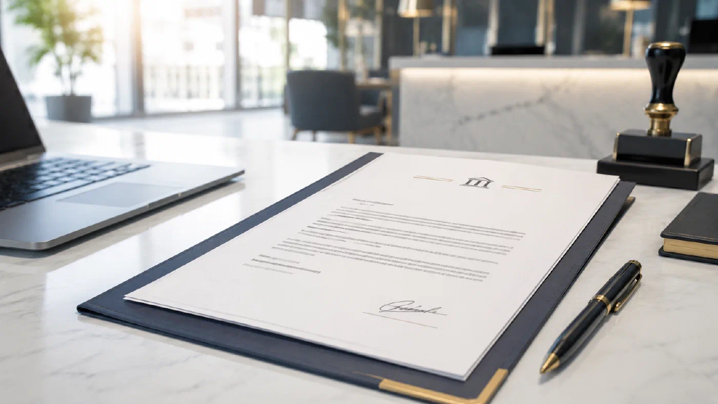 What Is a Bank Reference Letter? (Cyprus Guide) - Bank reference letter document used for Cyprus company formation KYC