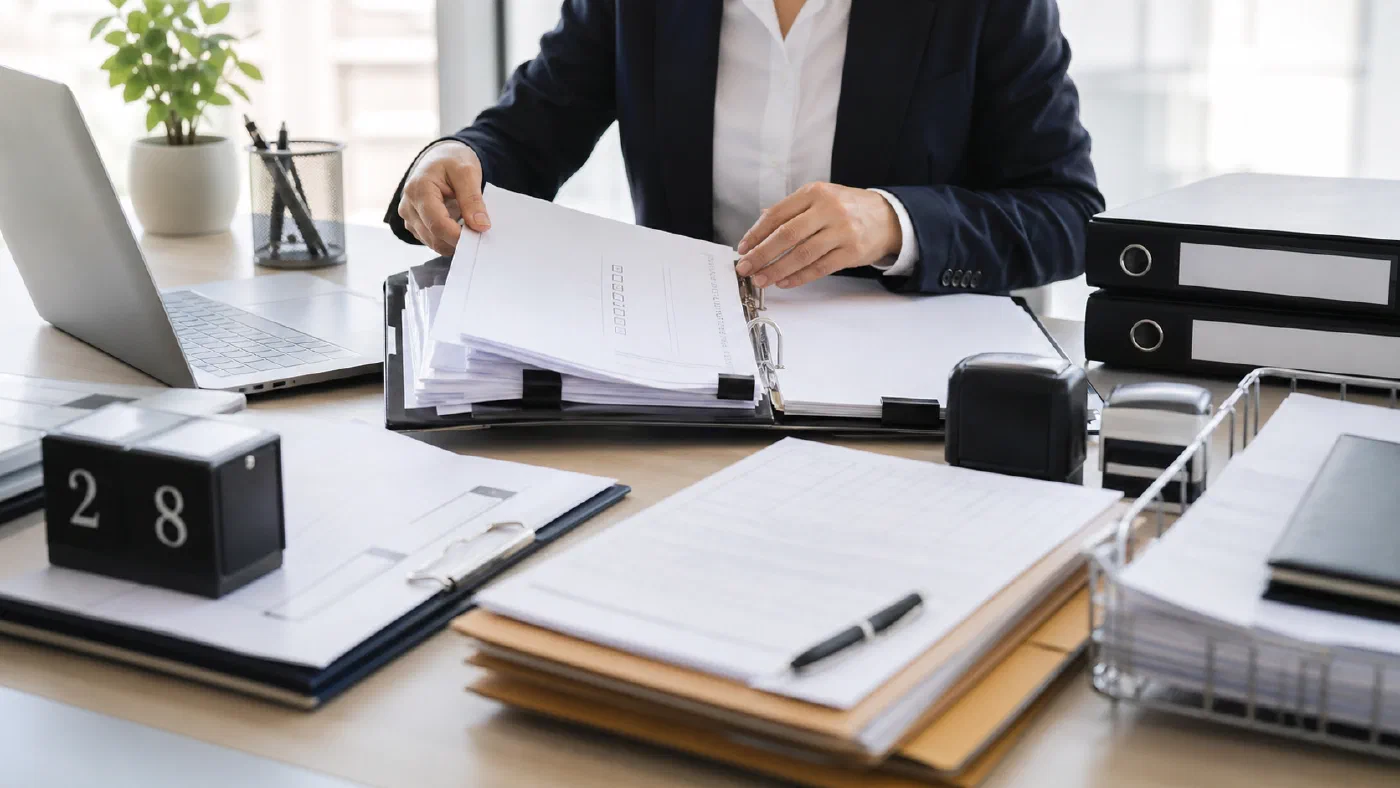 Corporate Administration Services - Corporate administration files arranged for workflow coordination