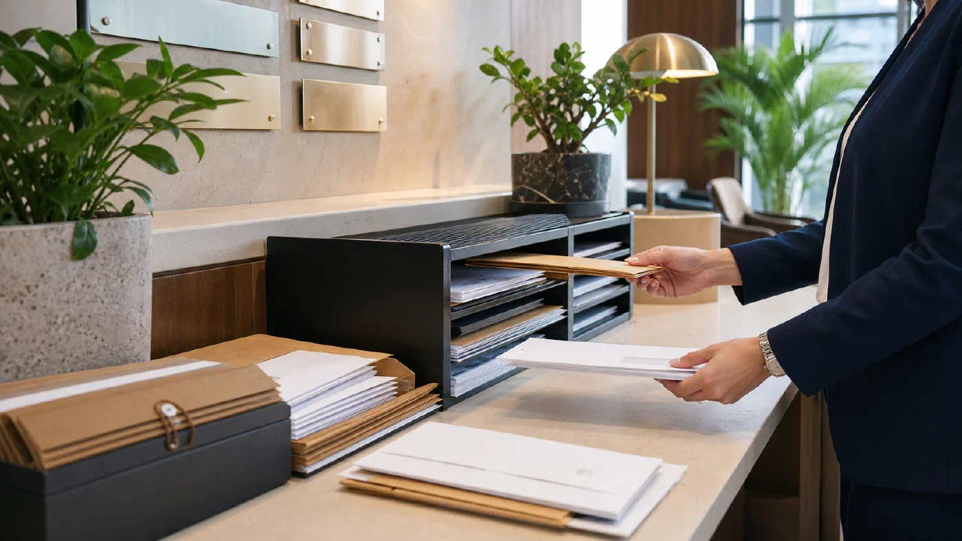 Registered Office Services - Registered office correspondence and organized mail records